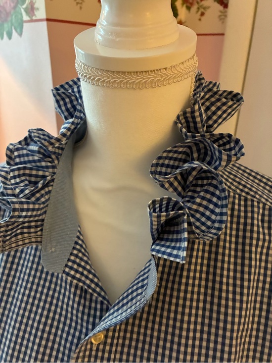 Chaps Tops - Re-worked up -cycled “Girly” shirt